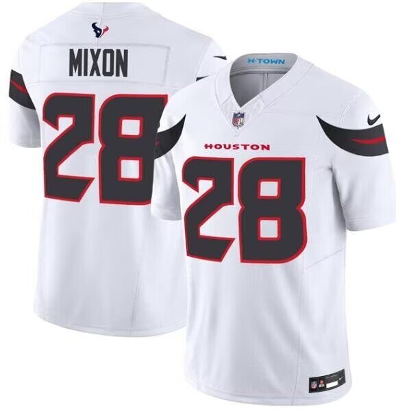 Men Houston Texans #28 Joe Mixon Nike white Game NFL Jersey->houston texans->NFL Jersey